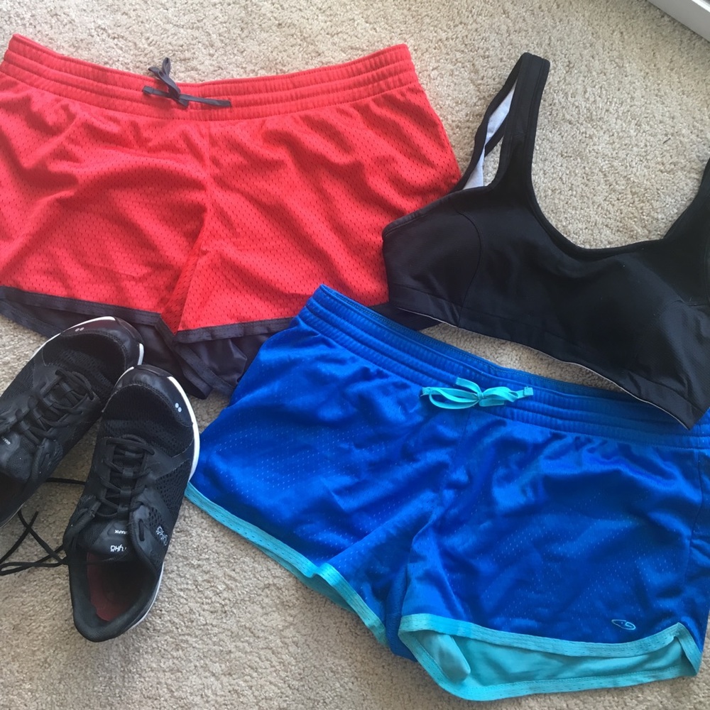 🏆 Champion Mesh Exercise Workout Shorts Sz XL